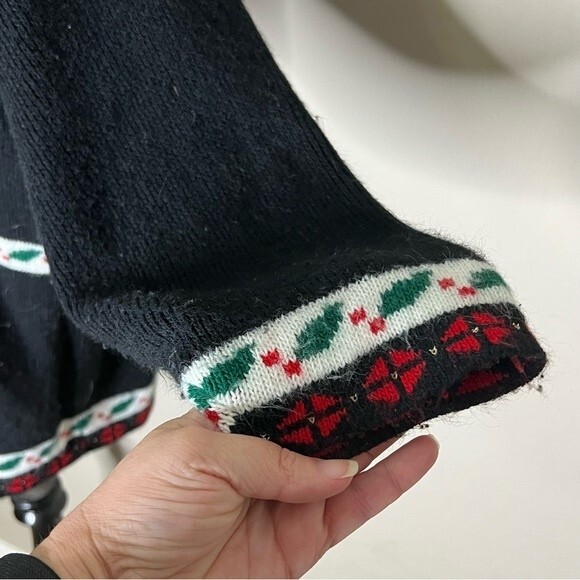 Vintage Ugly Christmas Sweater w/ Teddy Bear - Picture 3 of 7